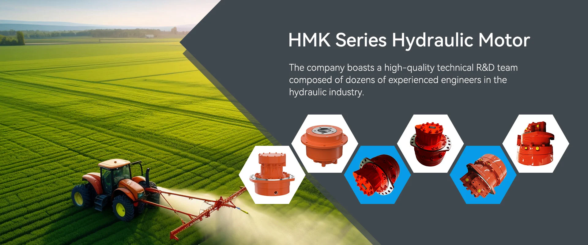 Hydraulický motor série HMK HMK
