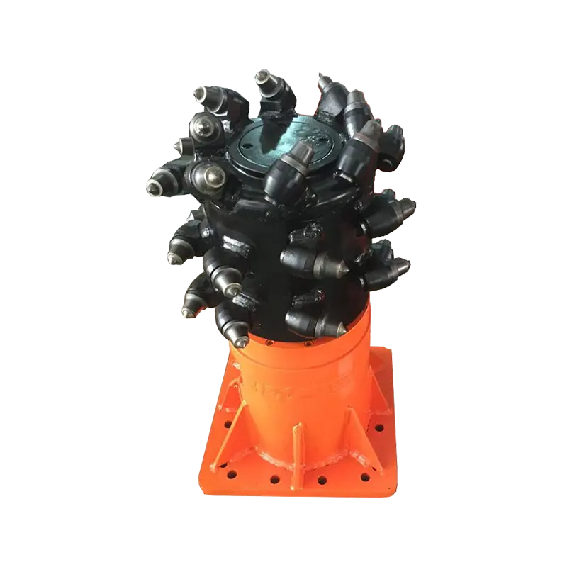 Hydraulická bubnová řezačka